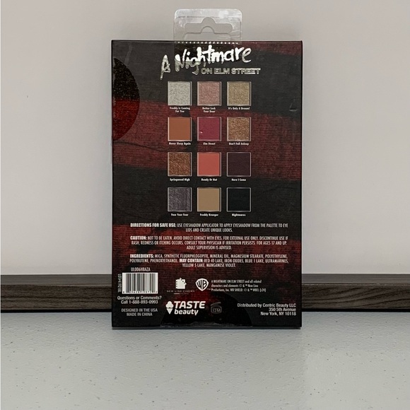 Taste Beauty x A Nightmare on Elm Street Eyeshadow Palette-New - Picture 3 of 9